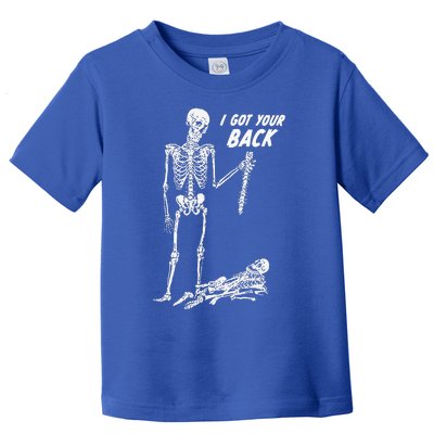 I Got Your Back Halloween Skeleton Toddler T-Shirt