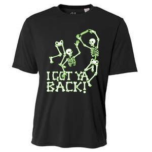 I Got Ya Back Skeleton Glowing In The Dark Cooling Performance Crew T-Shirt