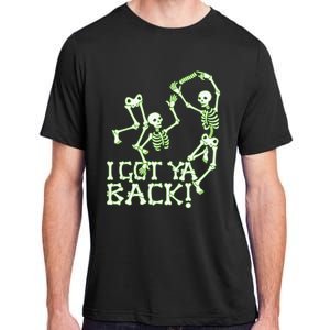 I Got Ya Back Skeleton Glowing In The Dark Adult ChromaSoft Performance T-Shirt