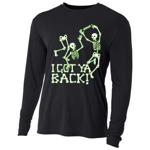 I Got Ya Back Skeleton Glowing In The Dark Cooling Performance Long Sleeve Crew