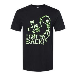 I Got Ya Back Skeleton Glowing In The Dark Softstyle CVC T-Shirt