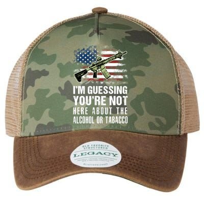 IM Guessing YouRe Not Here About The Alcohol Or Tobacco Legacy Tie Dye Trucker Hat