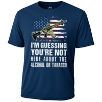 IM Guessing YouRe Not Here About The Alcohol Or Tobacco Cooling Performance Crew T-Shirt