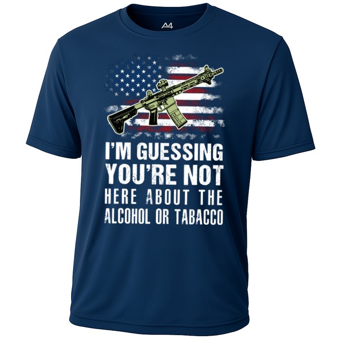 IM Guessing YouRe Not Here About The Alcohol Or Tobacco Cooling Performance Crew T-Shirt