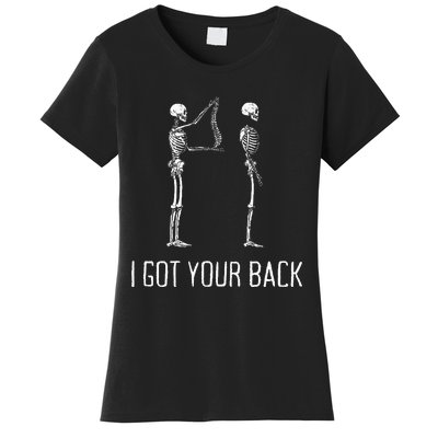 I Got Your Back Funny Skeleton Women's T-Shirt