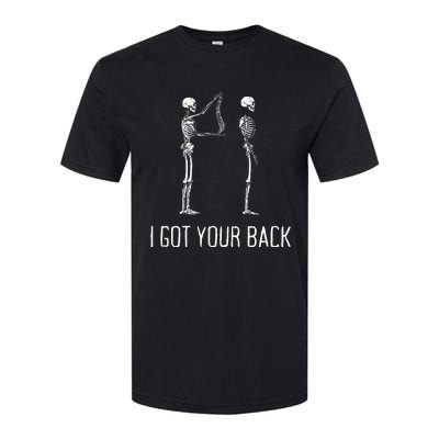 I Got Your Back Funny Skeleton Softstyle® CVC T-Shirt