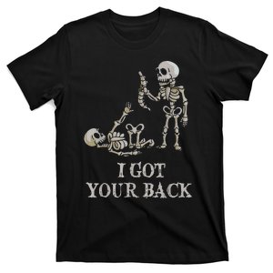 I Got Your Back Halloween Skeleton T-Shirt