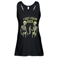 I Got Your Back Halloween Skeleton Skull Sarcastic Ladies Essential Flowy Tank