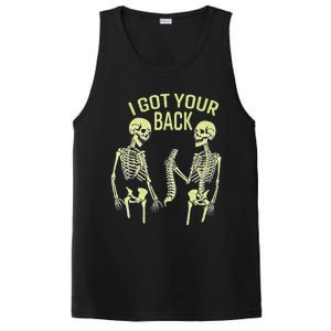 I Got Your Back Halloween Skeleton Skull Sarcastic PosiCharge Competitor Tank