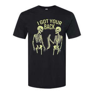 I Got Your Back Halloween Skeleton Skull Sarcastic Softstyle CVC T-Shirt