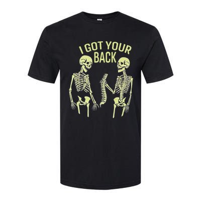 I Got Your Back Halloween Skeleton Skull Sarcastic Softstyle CVC T-Shirt