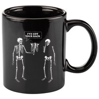 IVe Got Your Back Funny Skeleton Pun 11oz C Handle Ceramic Mug