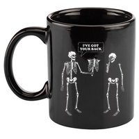 IVe Got Your Back Funny Skeleton Pun 11oz C Handle Ceramic Mug