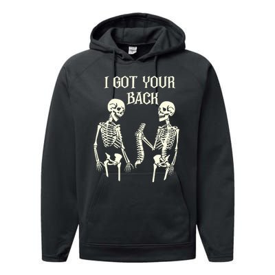 I Got Your Back Skeleton Performance Fleece Hoodie