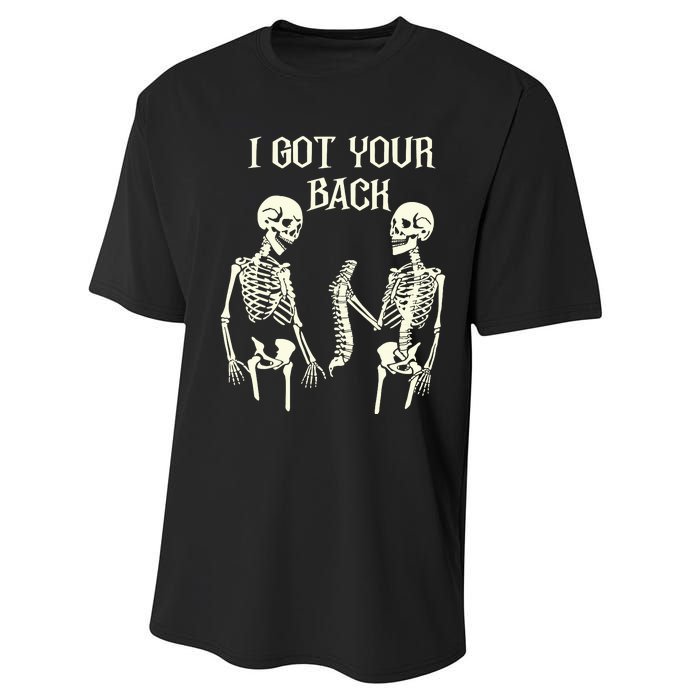 I Got Your Back Skeleton Performance Sprint T-Shirt