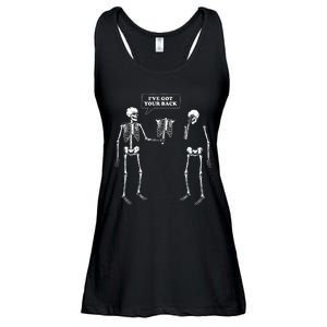 Ive Got Your Back Funny Skeleton Pun Ladies Essential Flowy Tank