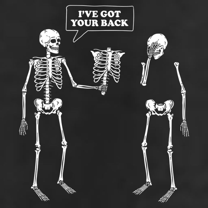 Ive Got Your Back Funny Skeleton Pun Golf Towel