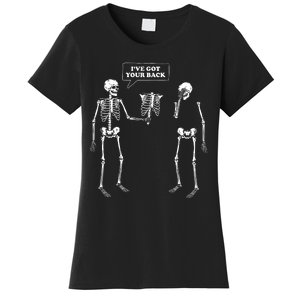 Ive Got Your Back Funny Skeleton Pun Women's T-Shirt