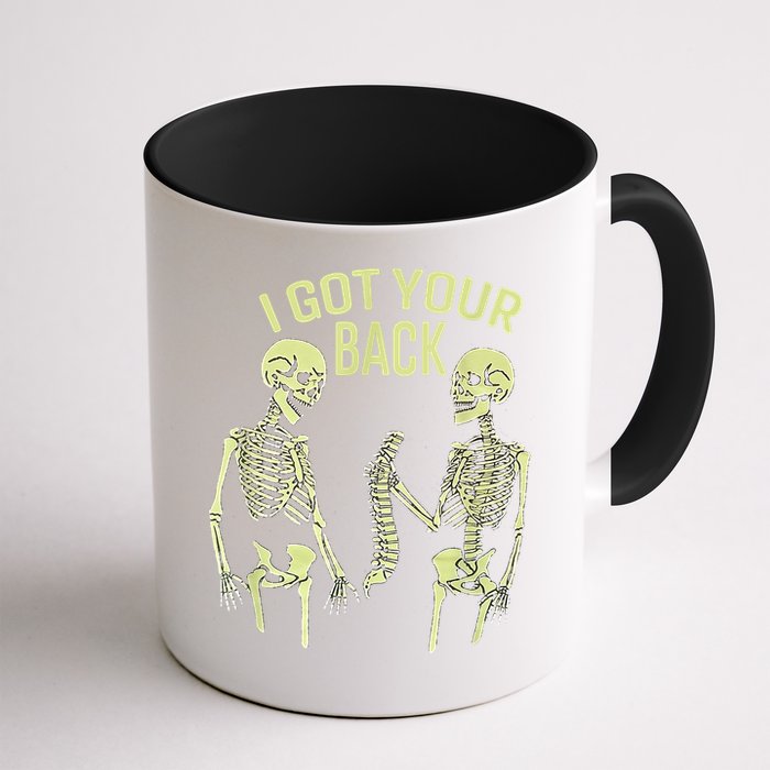 I Got Your Back Halloween Skeleton Skull Sarcastic Mug