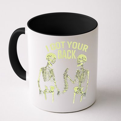 I Got Your Back Halloween Skeleton Skull Sarcastic Mug