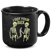 I Got Your Back Halloween Skeleton Skull Sarcastic 15oz Campfire Ceramic Mug