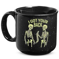 I Got Your Back Halloween Skeleton Skull Sarcastic 15oz Campfire Ceramic Mug