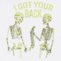 I Got Your Back Halloween Skeleton Skull Sarcastic Garment-Dyed Sweatshirt