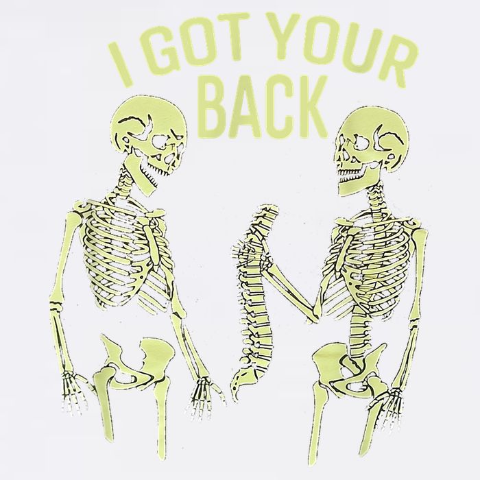 I Got Your Back Halloween Skeleton Skull Sarcastic Garment-Dyed Sweatshirt