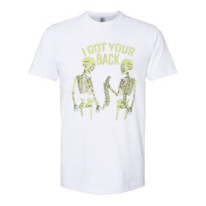 I Got Your Back Halloween Skeleton Skull Sarcastic Softstyle CVC T-Shirt