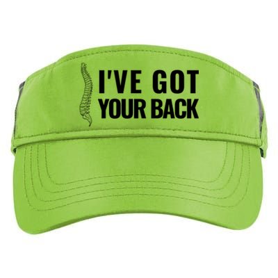 Ive Got Your Back Anatomy Funny Chiropractor Orthopedic Meaningful Gift Adult Drive Performance Visor