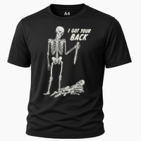 I Got Your Back Halloween Skeleton Skull Sarcastic Cooling Performance Crew T-Shirt