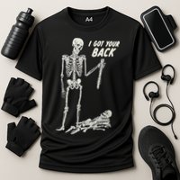 I Got Your Back Halloween Skeleton Skull Sarcastic Cooling Performance Crew T-Shirt