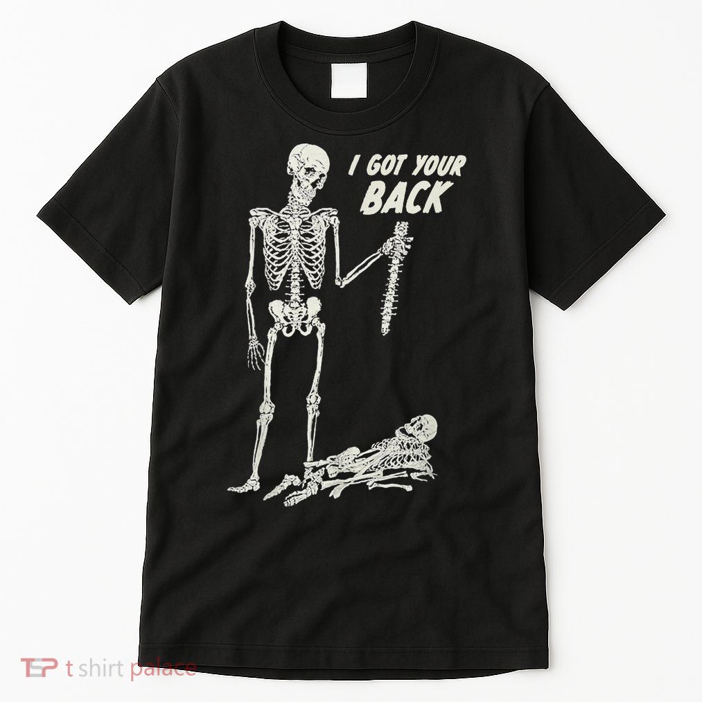 I Got Your Back Halloween Skeleton Skull Sarcastic Tall T-Shirt