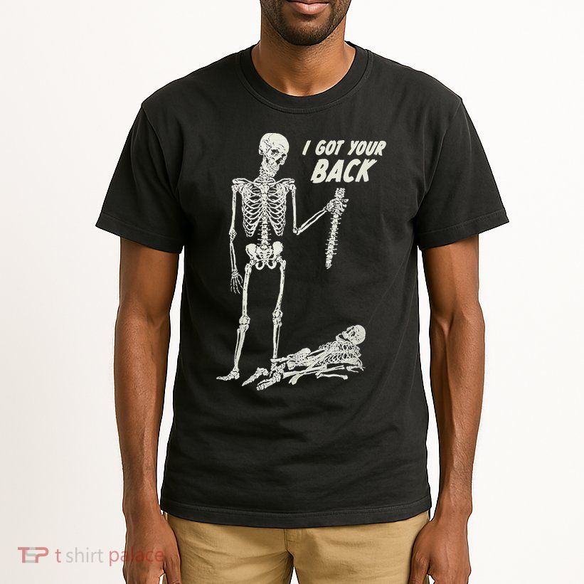 I Got Your Back Halloween Skeleton Skull Sarcastic Tall T-Shirt