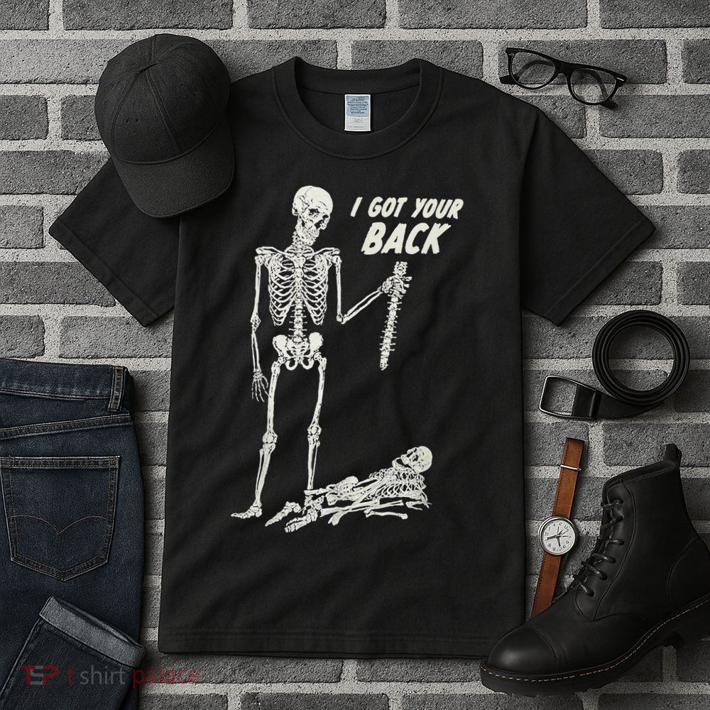I Got Your Back Halloween Skeleton Skull Sarcastic Tall T-Shirt