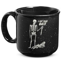 I Got Your Back Halloween Skeleton Skull Sarcastic 15oz Campfire Ceramic Mug