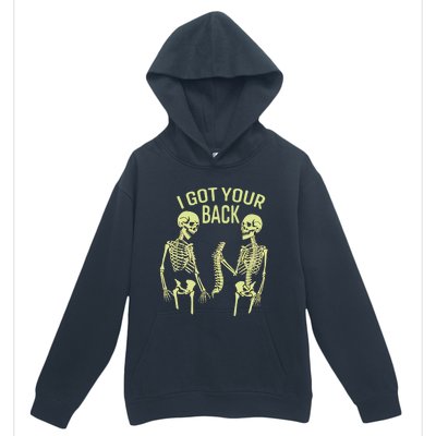 I Got Your Back Halloween Skeleton Skull Sarcastic Urban Pullover Hoodie