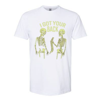 I Got Your Back Halloween Skeleton Skull Sarcastic Softstyle CVC T-Shirt