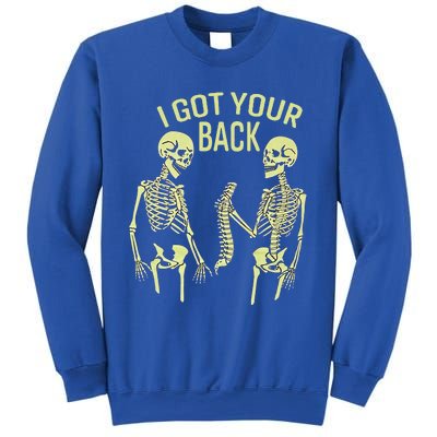 I Got Your Back Halloween Skeleton Skull Sarcastic Sweatshirt