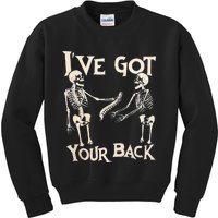 Ive Got Your Back Halloween Skeleton Skull Men And Women Kids Sweatshirt