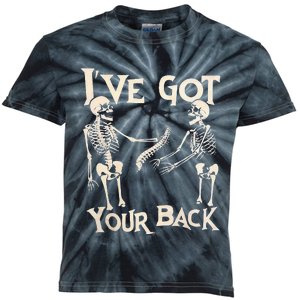 Ive Got Your Back Halloween Skeleton Skull Men And Women Kids Tie-Dye T-Shirt