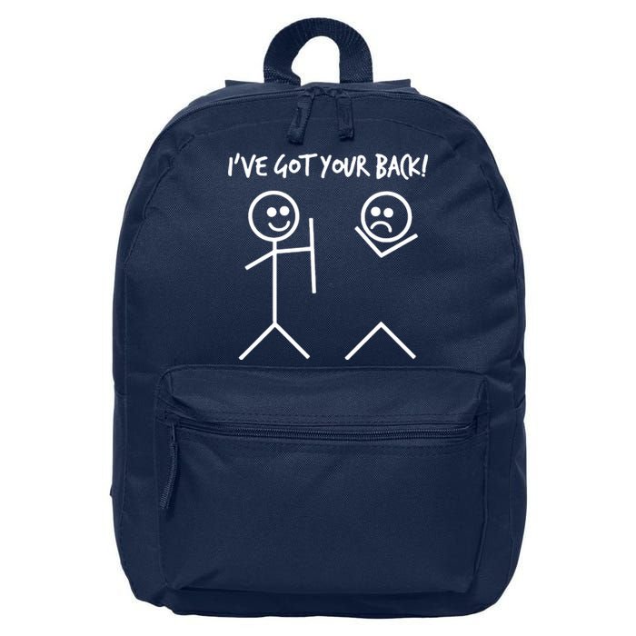 I'VE GOT YOUR BACK FUNNY 16 in Basic Backpack