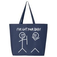 I'VE GOT YOUR BACK FUNNY 25L Jumbo Tote