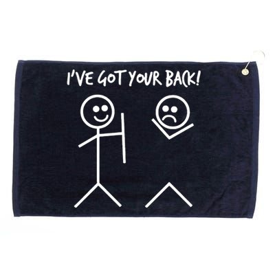 I'VE GOT YOUR BACK FUNNY Grommeted Golf Towel