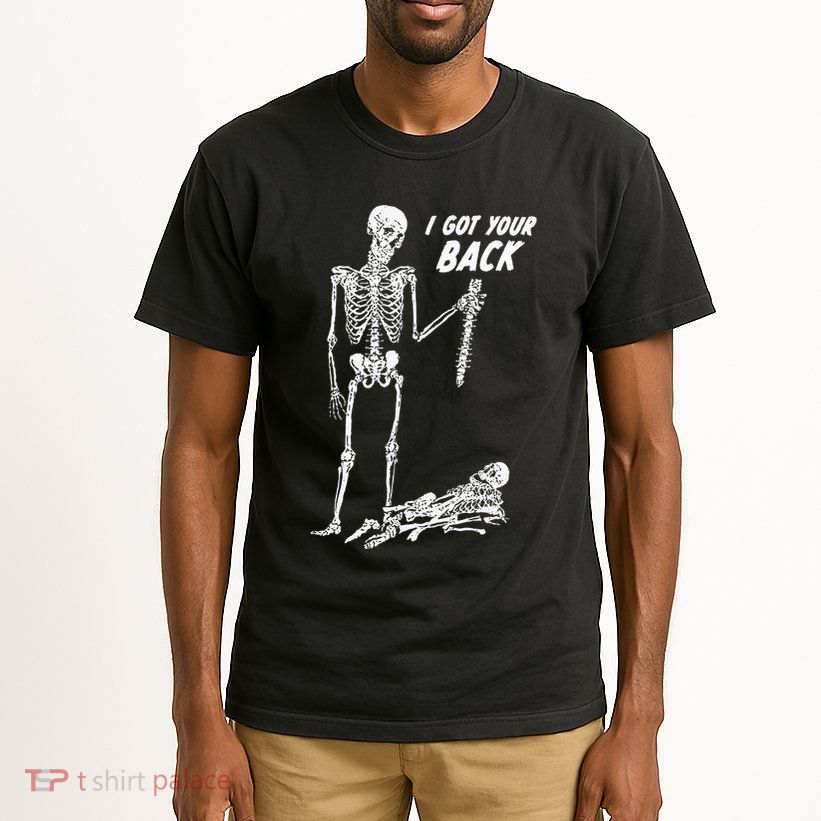 I Got Your Back Halloween Skeleton Skull Sarcastic Tall T-Shirt