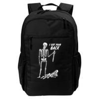 I Got Your Back Halloween Skeleton Skull Sarcastic Backpack