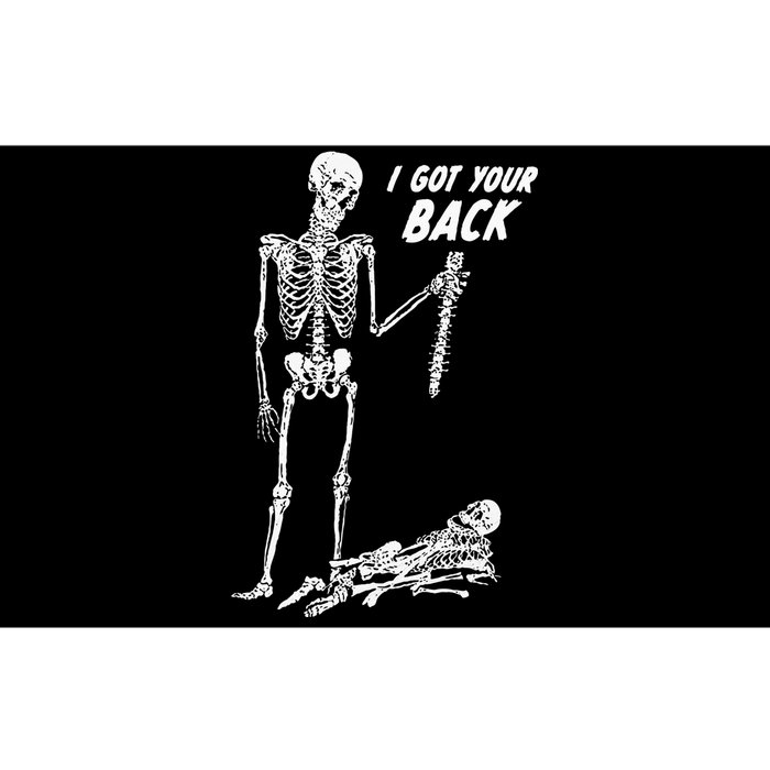 I Got Your Back Halloween Skeleton Skull Sarcastic Bumper Sticker