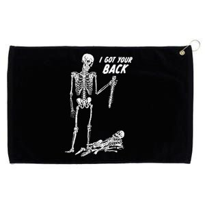 I Got Your Back Halloween Skeleton Skull Sarcastic Grommeted Golf Towel