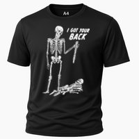I Got Your Back Halloween Skeleton Skull Sarcastic Cooling Performance Crew T-Shirt
