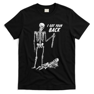 I Got Your Back Halloween Skeleton Skull Sarcastic T-Shirt